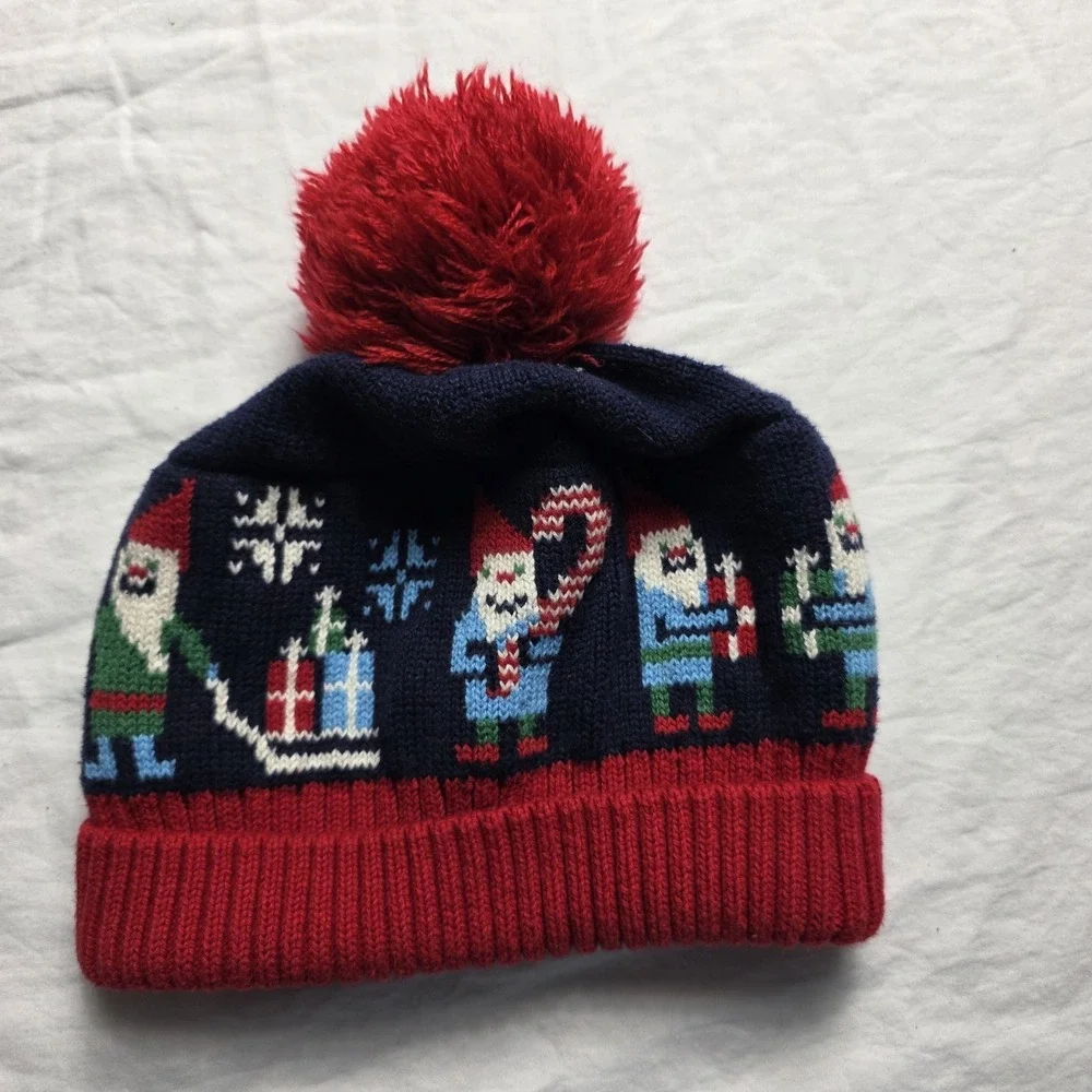Hanna Andersson Gnome Beanie Hat Kids Small 3-4